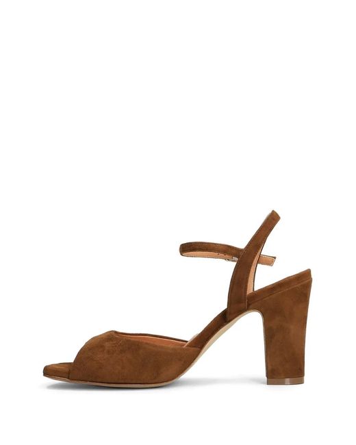 Julie Dee Brown Buckle-Fastening Sandals