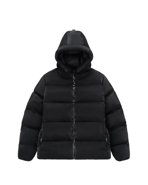 RTA Black Grant Puffer Jacket for men
