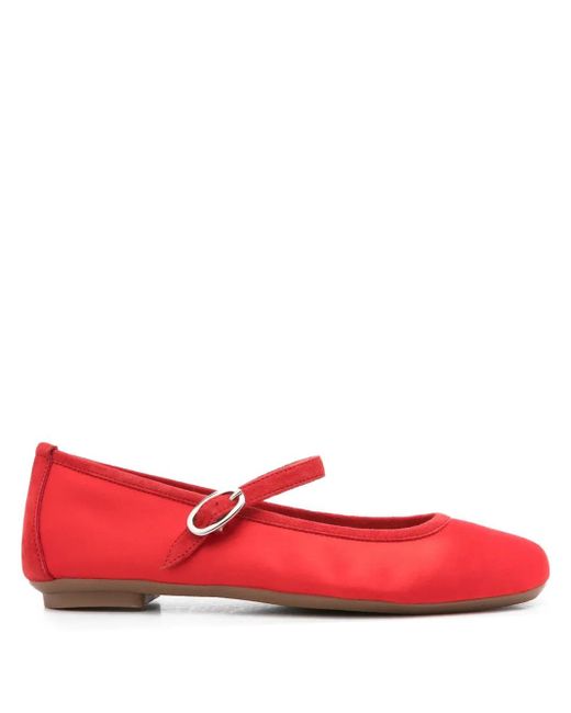 Hai Red Buckle-Strap Pumps