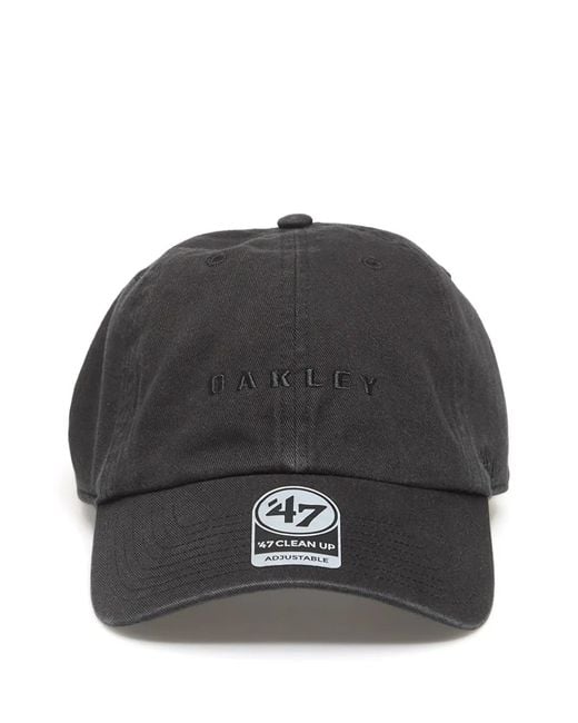 Oakley Black Logo-Embroidered Baseball Cap