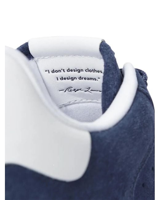 Polo Ralph Lauren Blue Masters Court Suede Sneakers for men