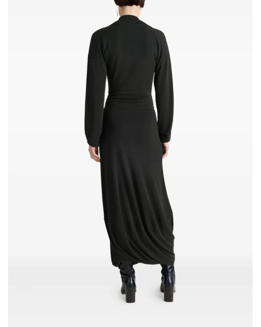 Abito Con Scollo A V di Lemaire in Black