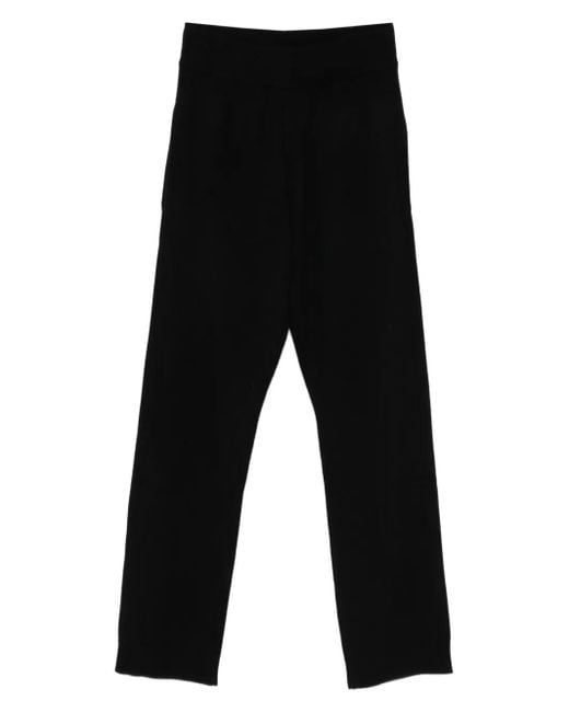 Entire studios Black Ribbed Trousers