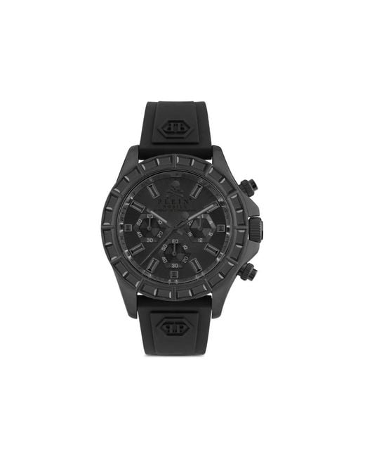 Philipp Plein Black Nobile Racing 43Mm for men