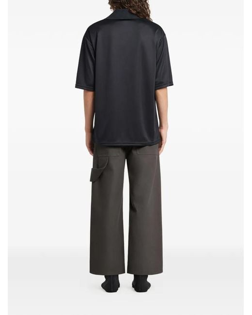 Courreges Gray Belt-Loops Trousers for men