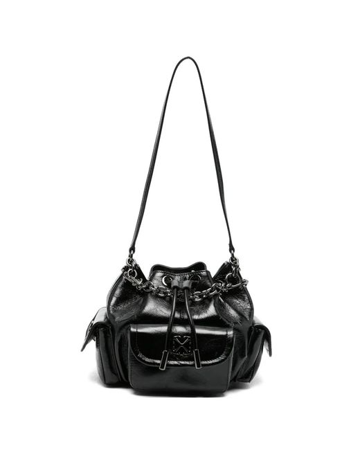 Off-White c/o Virgil Abloh Black Sac Seau Dumbo.B À Détail De Chaîne