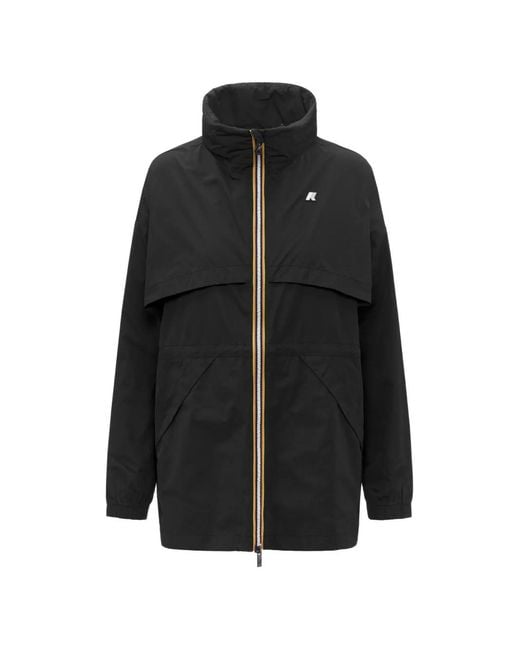 K-Way Black Flap Pocket Jacket