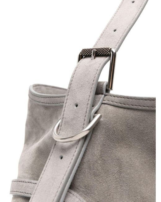 Givenchy Gray Voyou Leather Tote Bag