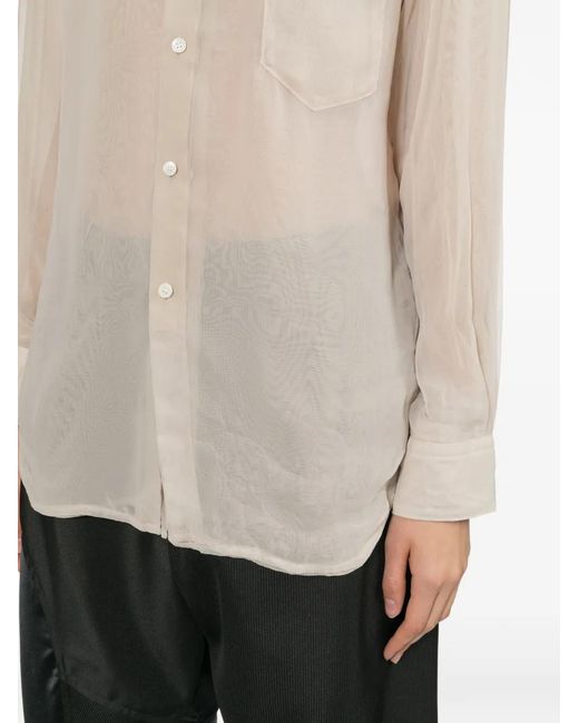 Comme des Garçons Natural Pocket Collared Shirt