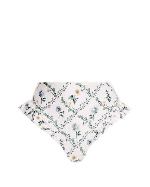 Agua Bendita White Jengibre Brisa Bikini Bottoms