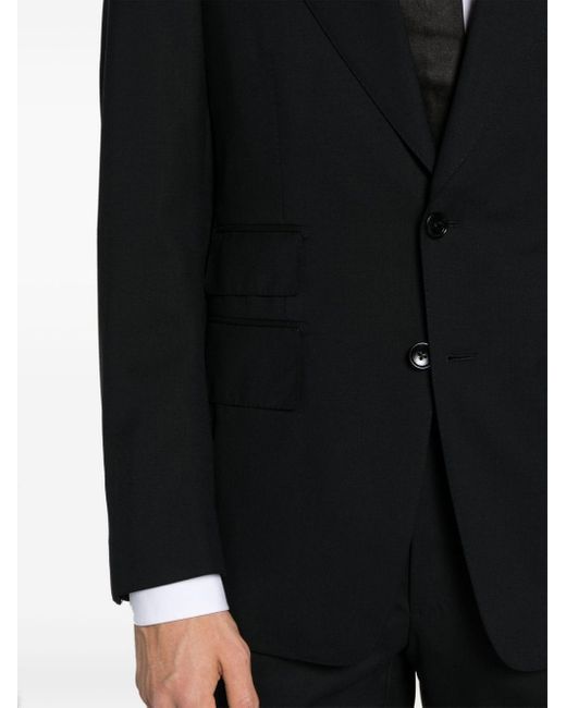 Tom Ford Einreihiger Anzug in Black für Herren