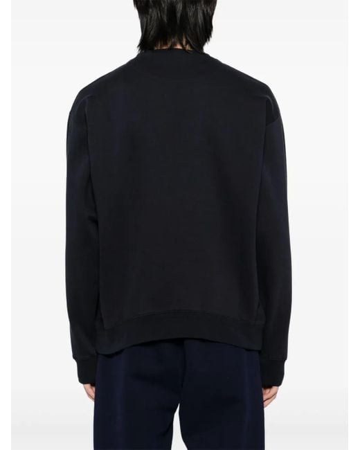 Bally Black Logo-Embroidered Sweatshirt for men