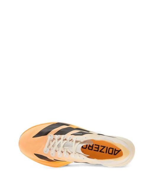 Adidas Orange Adizero Adios Pro 4 Running Shoes for men