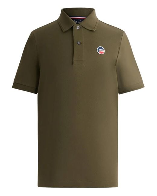 Fusalp Green Pique-Cotton Polo Shirt for men