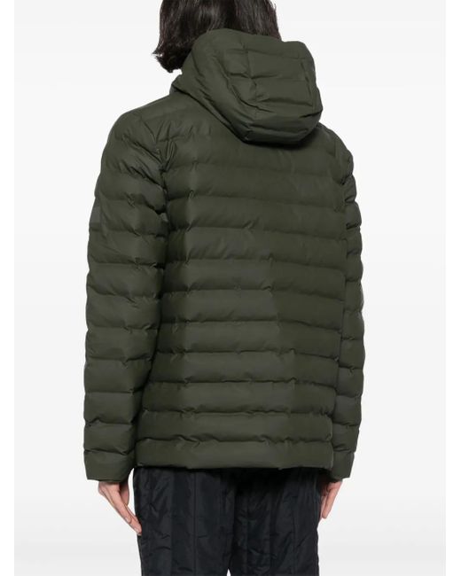 Rains Lohka フーデッド パデッドジャケット Green