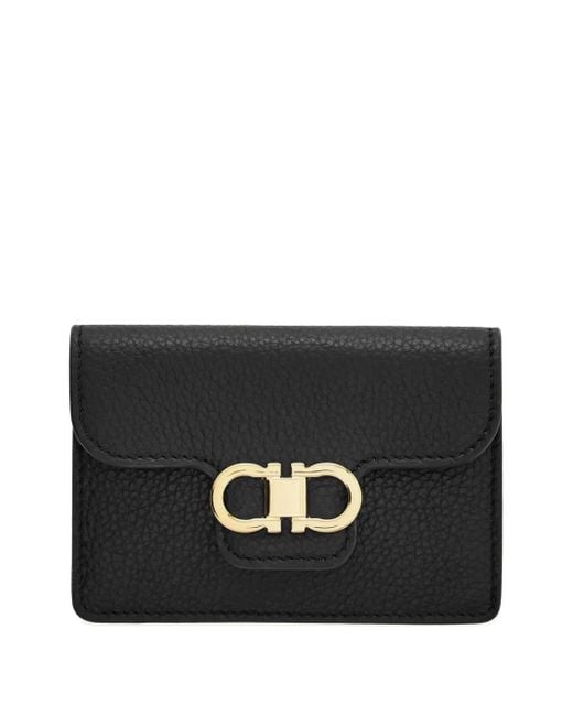 Ferragamo Black Gancini Key Holder