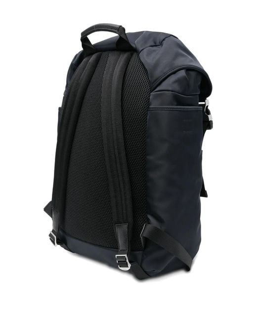Sandro Black Nylon Backpack for men