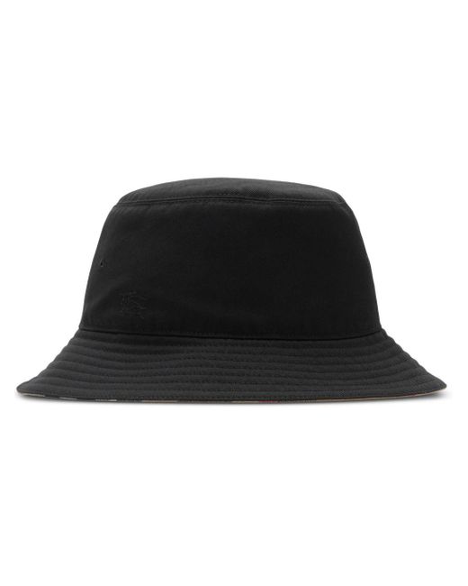 Sombrero de pescador con motivo Vintage Check Burberry de hombre de color Black