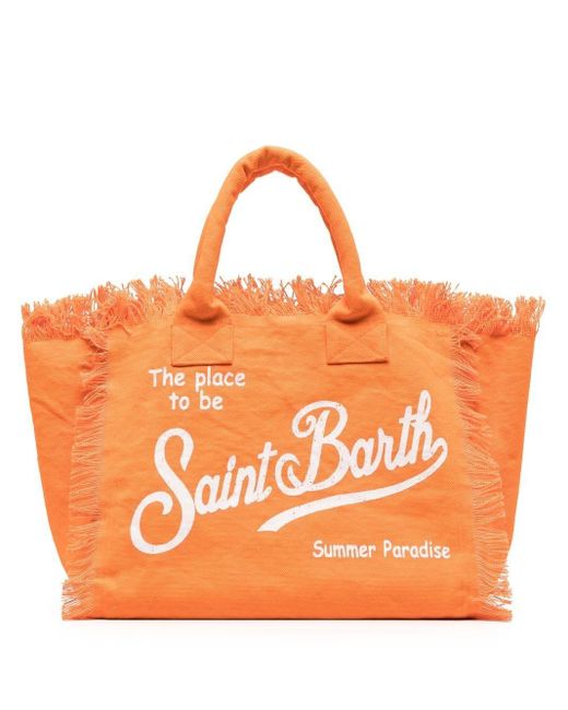 Mc2 Saint Barth Orange Vanity Strandtasche