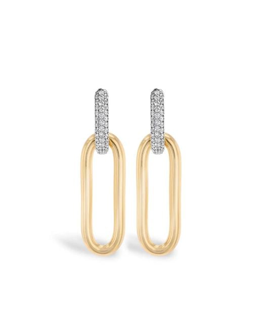 Pragnell White 18Kt And Havana Diamond Earrings