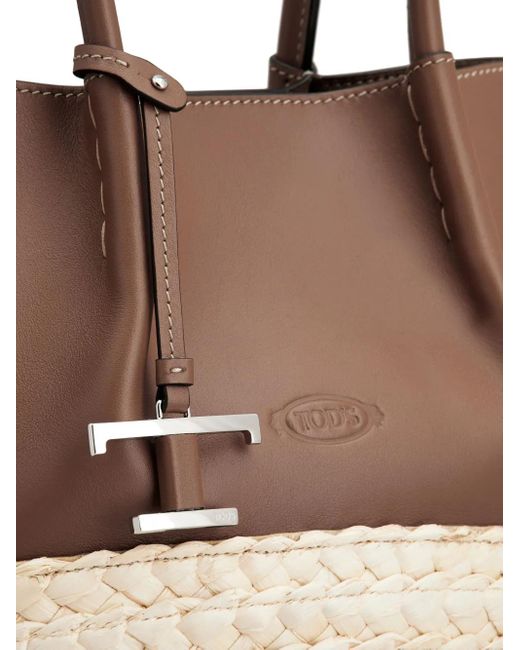 Tod's Bux Kleine Shopper in het White