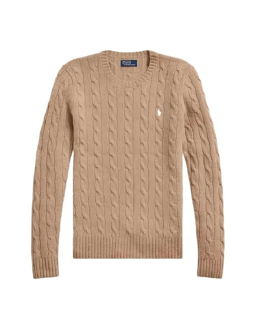 Polo Ralph Lauren Natural Cable-Knit Sweater