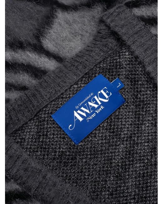 メンズ AWAKE NY ベルテッド カーディガン Black