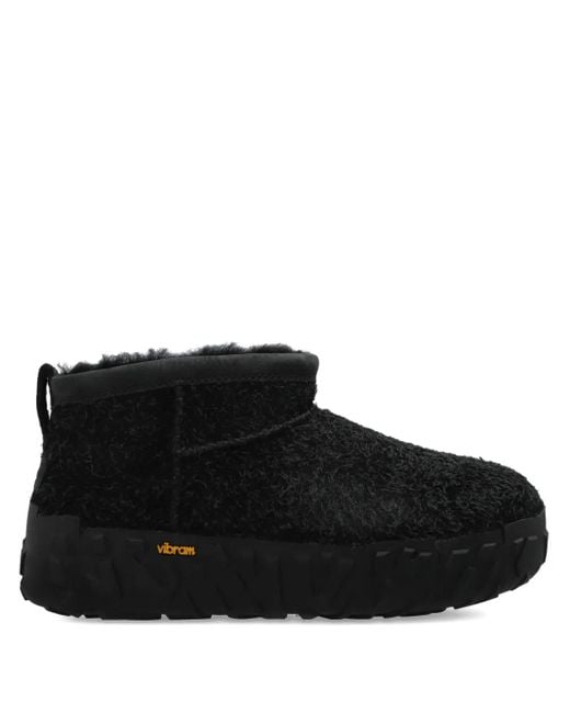 Ugg Classic Ultra Mini Wrap textured sole boots in Black für Herren
