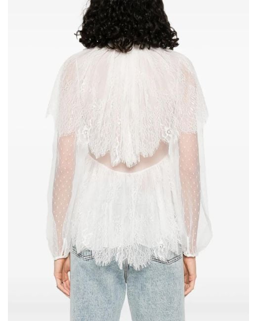 Twinset シルクブラウス White