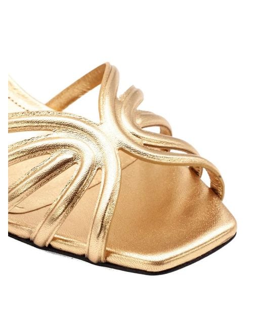 ALEVI Natural Laya Strappy Sandals