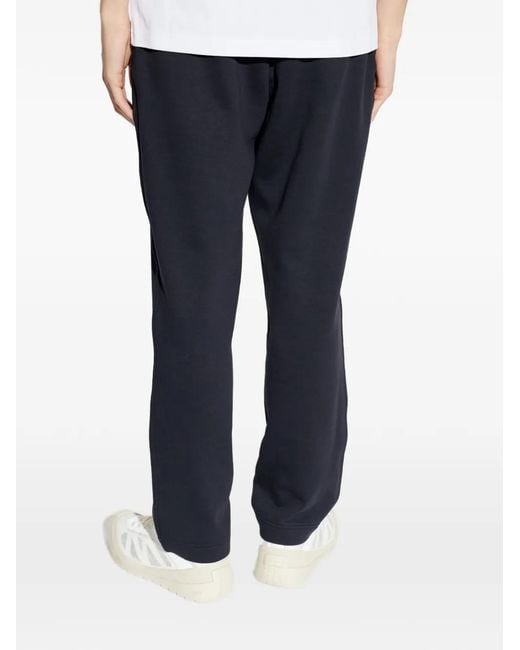 Pantalones De Chándal De Algodón Con Parche Del Logo Moncler de hombre de color Blue