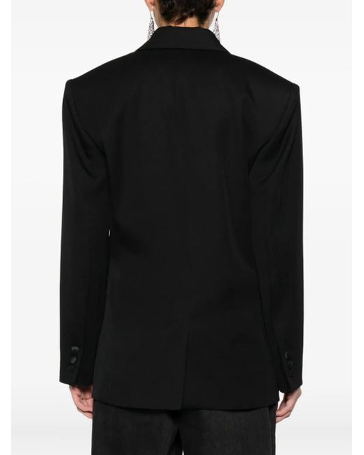 Isabel Marant Black Double-Breasted Tailored Blazer