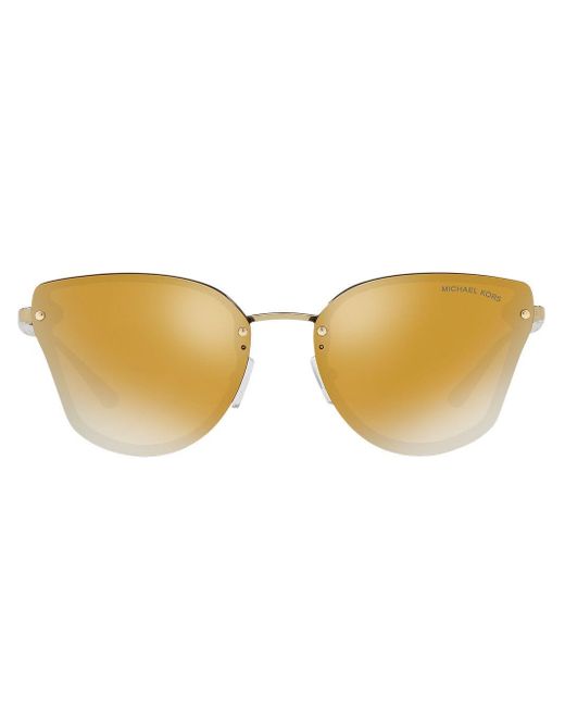 Mirrored cat-eye sunglasses Michael Kors en coloris Metallic