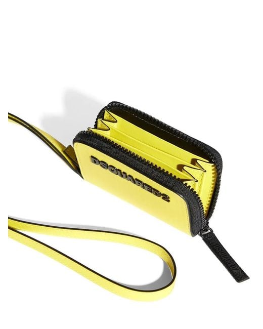 DSquared² White Logo-Detail Wallet for men