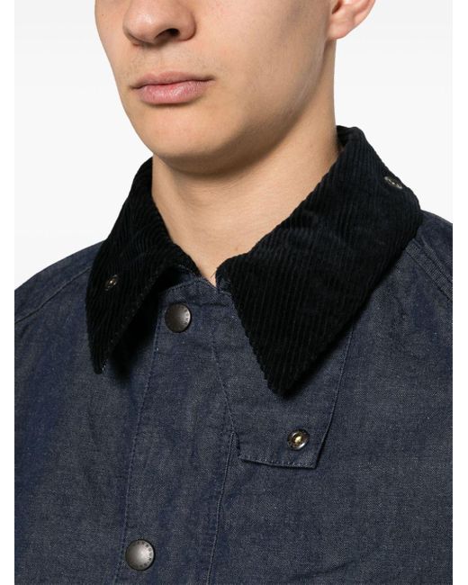 Barbour Blue Bedale Denim Jacket - Men's - Polyamide/cotton for men