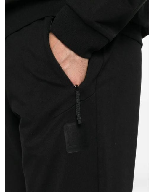 C P Company Black Metropolis Series Track Pants for men