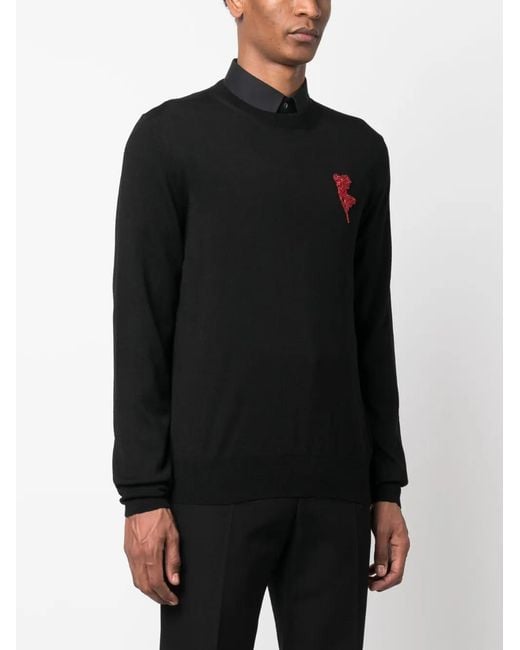 McQueen Black Knitwear for men