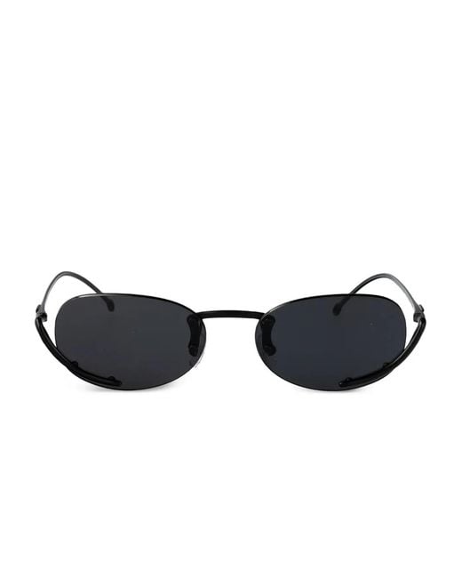 DIESEL Black Lunettes De Soleil À Monture Ovale
