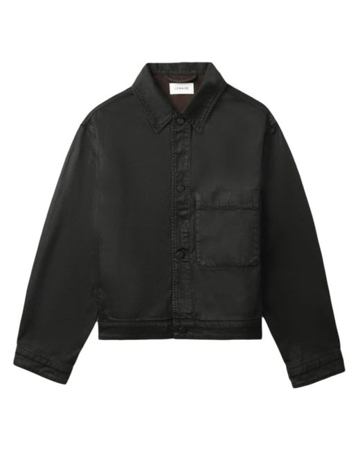 Lemaire Black Chest-pocket Shirt Jacket for men