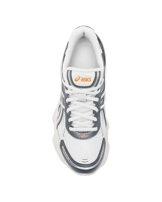 Asics White Gell-Kinetic Fluent Low-Top Sneakers