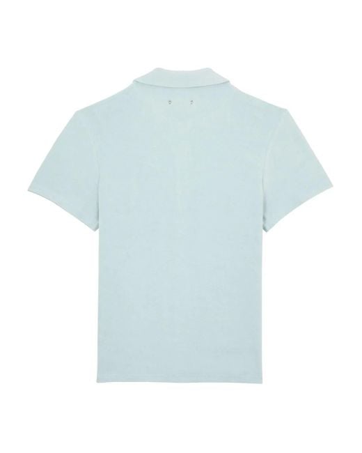 Vilebrequin Blue Terry Bowling Shirt for men