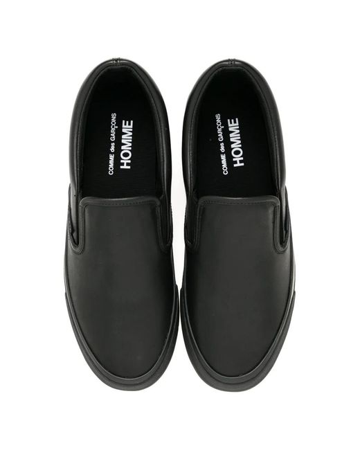 Comme des Garçons メンズ ブラック スリッポンスニーカー 【公式通販】