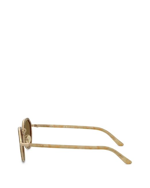 Giorgio Armani Yellow Geometric-Frame Sunglasses for men