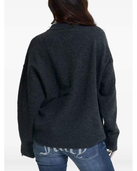 Juicy Couture Black Logo-Print Sweater
