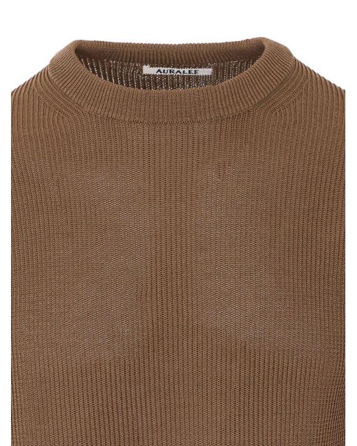 Jersey De Algodón De Canalé Auralee de hombre de color Brown