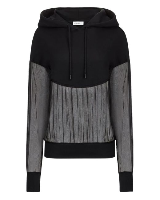 Nina Ricci シフォンパネル パーカー Black