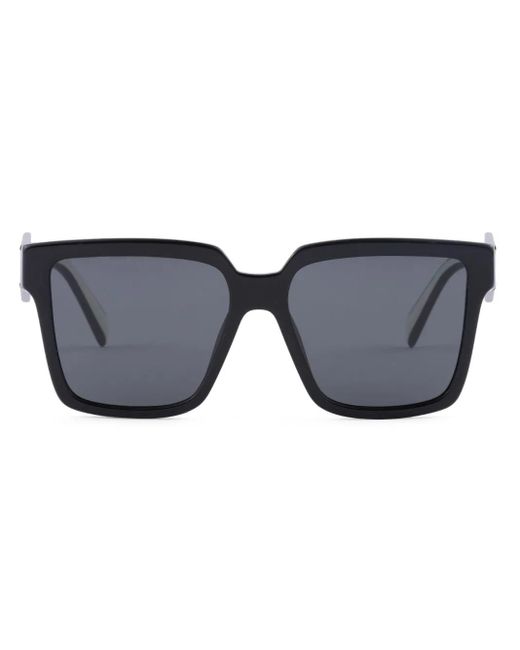 Prada Blue Oversized Square-Frame Sunglasses