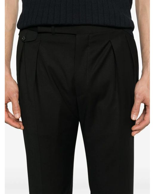 Tagliatore Black Pavel Trousers for men