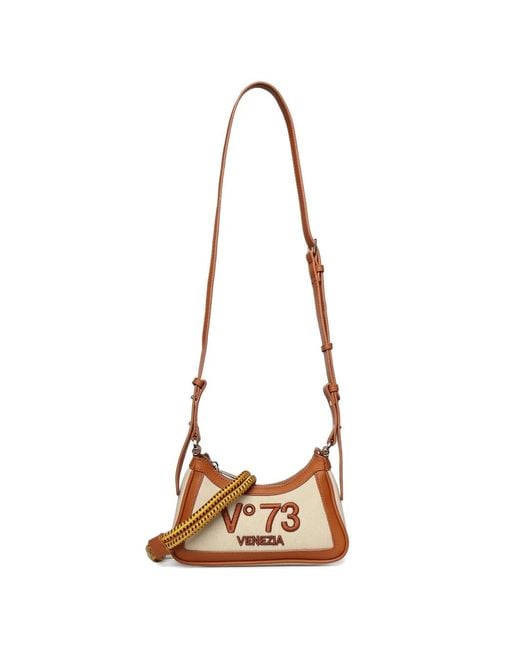 V73 Natural Logo Shoulder Bag