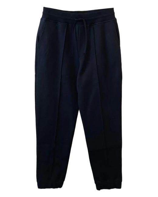 Loro Piana Blue Whitney Pleated Drawstring Trousers for men